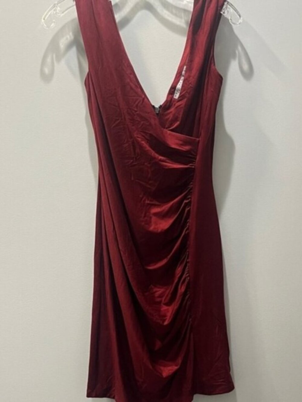 Marc New York Chic Backless Burgandy Dress